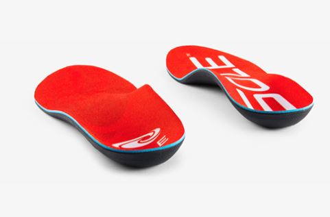 Active Medium Insole With Met Pad — Red