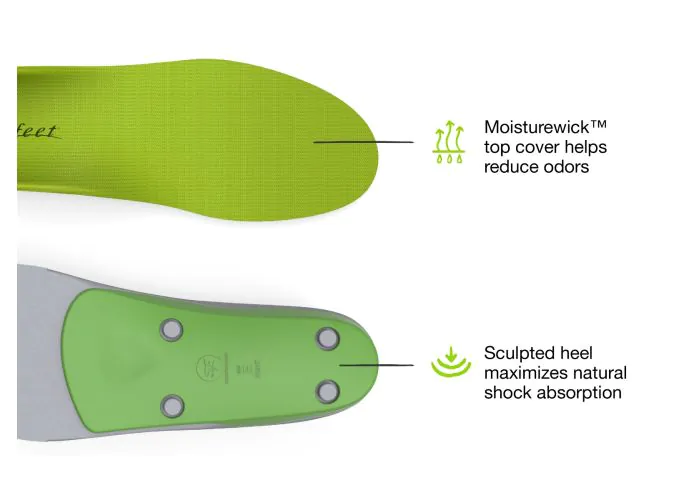 All-Purpose Support High Arch Insole — Green