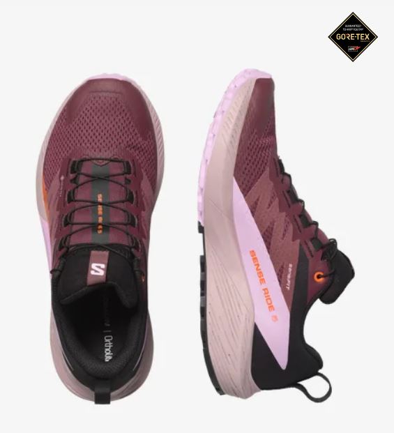 Women's Sense Ride 5 GTX — Catawba Grape/Orchid Bouquet/Cherry Tomato
