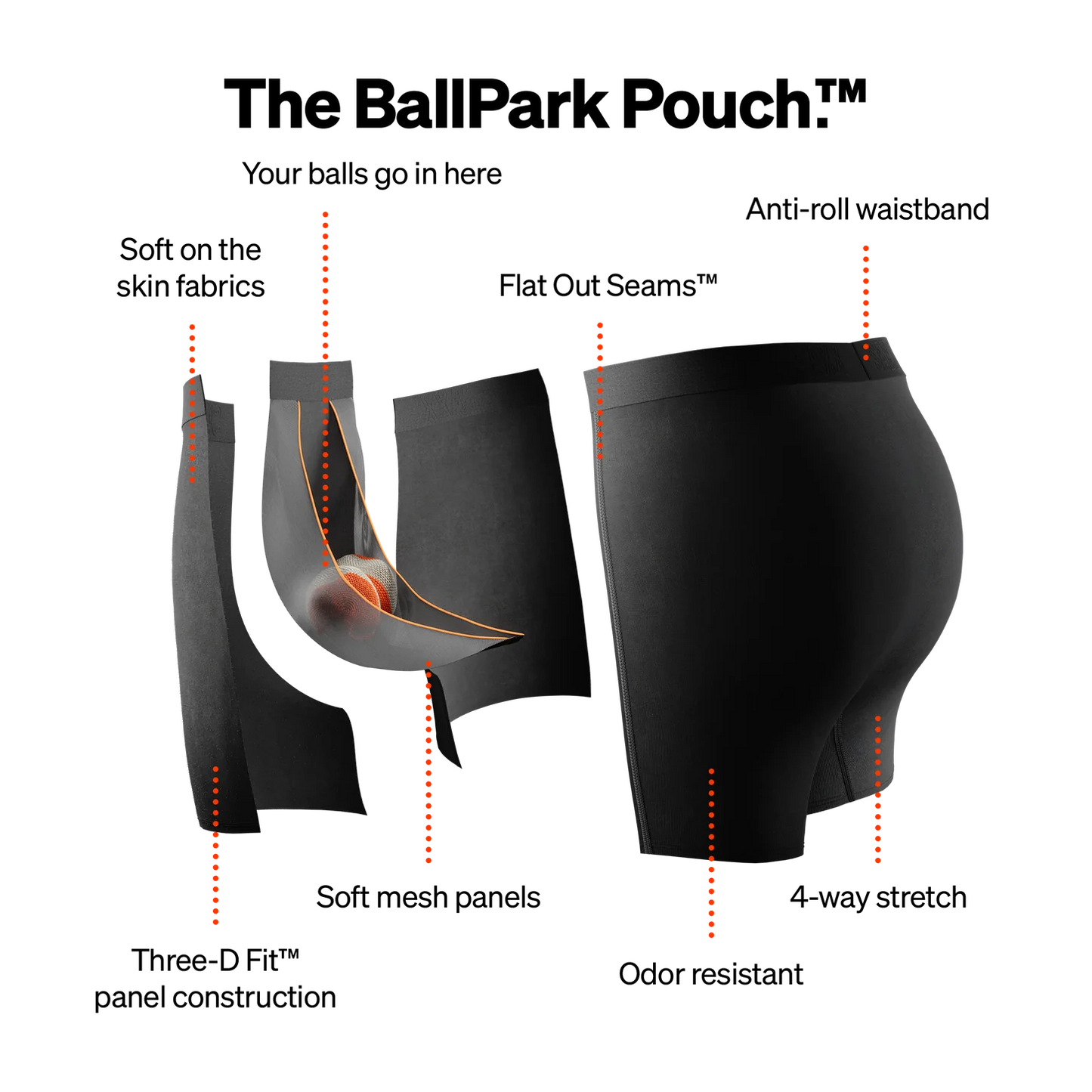 Men's Vibe Boxer — Black